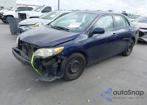 2011 Toyota Corolla Le z USA, uszkodzony, nr VIN 2T1BU4EE8BC668078